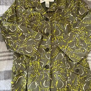 Doncaster Olive and Lime Abstract Jacket